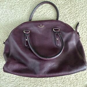 Kate Spade Deep Purple Satchel